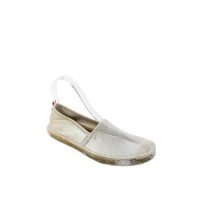 Sea Star Womens Slide On Espadrille Flats Silver Size 8